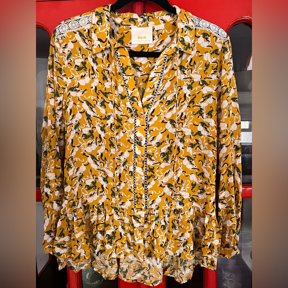 Maeve button down shirt
